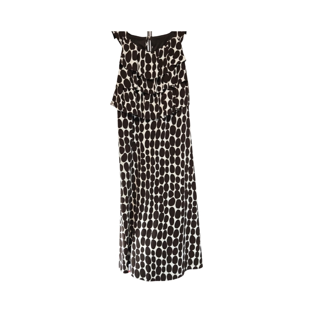 Enfocus Studio Black and White Maxi Dress Size 8 - Picture 2 of 4